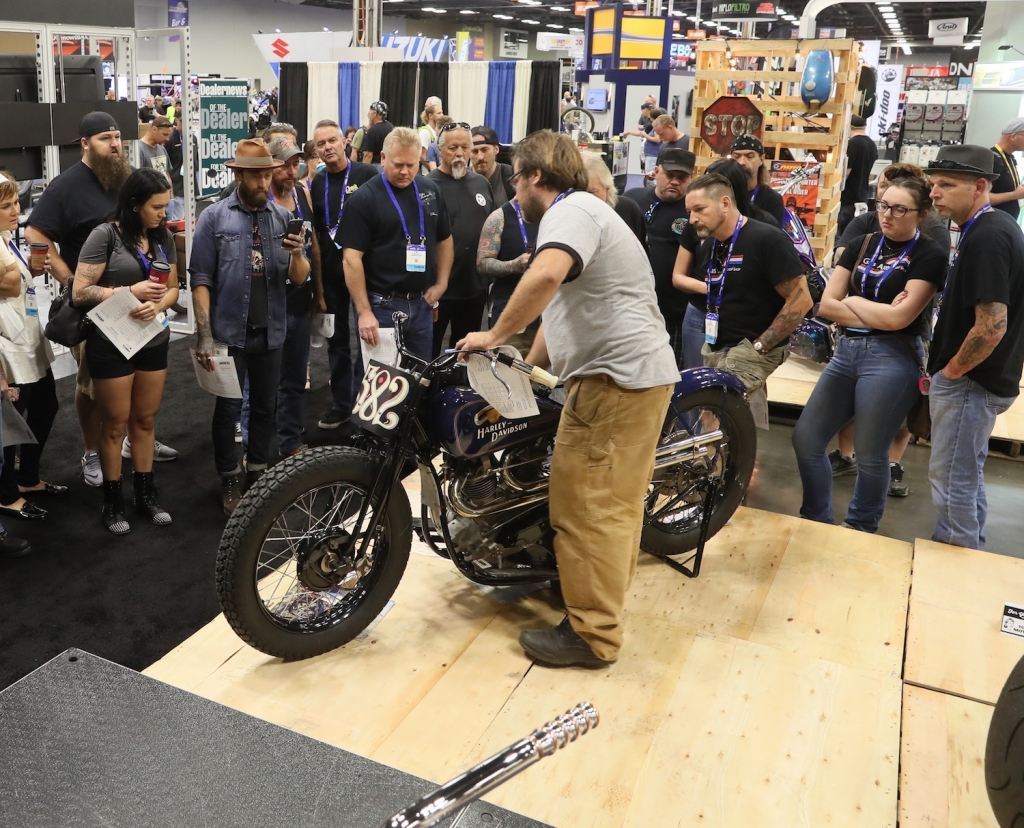 Custom Bike Presentation at AIMExpo