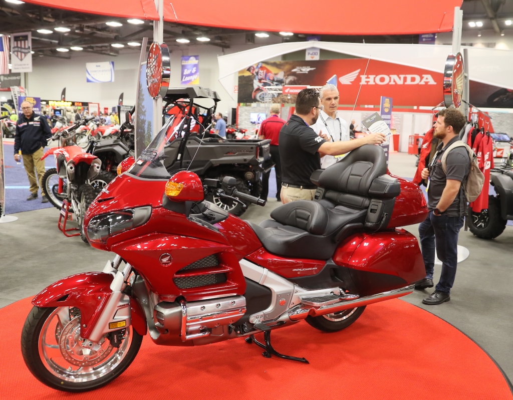 Honda's Iconic Gold Wing on Display at AIMExpo