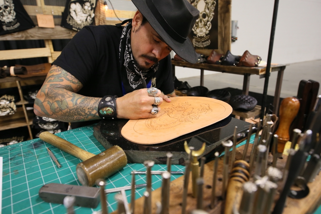 Leatherwork at AIMExpo
