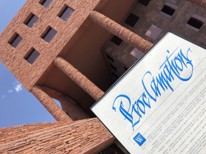 Proclamation in Las Vegas