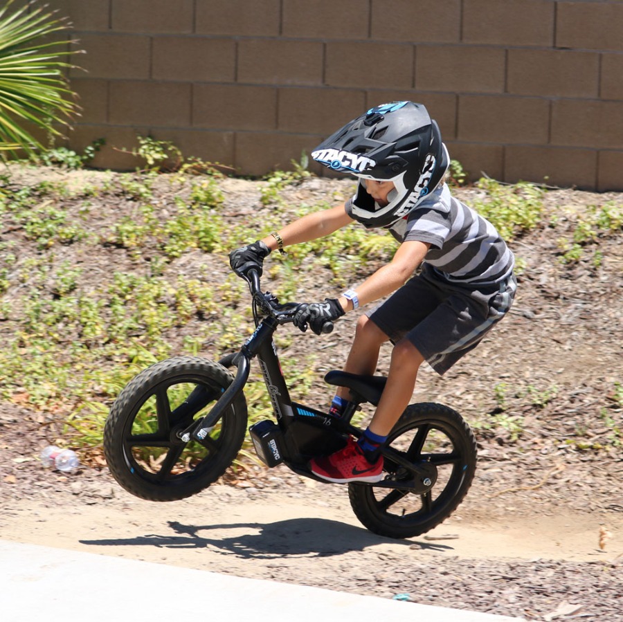 Wheelies on a Stacyc