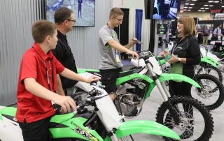 Kawasaki KX at AIMExpo