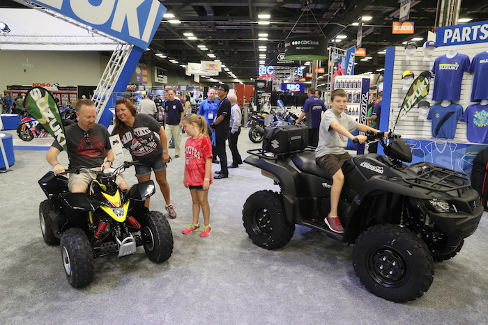 Suzuki ATVs at AIMExpo