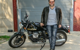 Austin Rothbard and Moto Guzzi